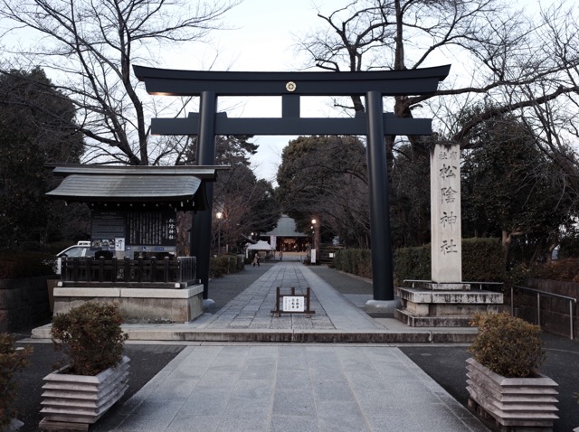 松陰神社正門